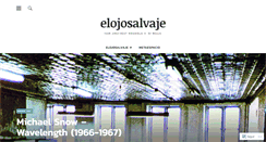 Desktop Screenshot of elojosalvaje.com